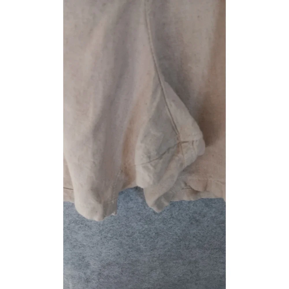 GAP Linen Blend Shorts XXL Tan Elastic Waist Summer Casual Lightweight